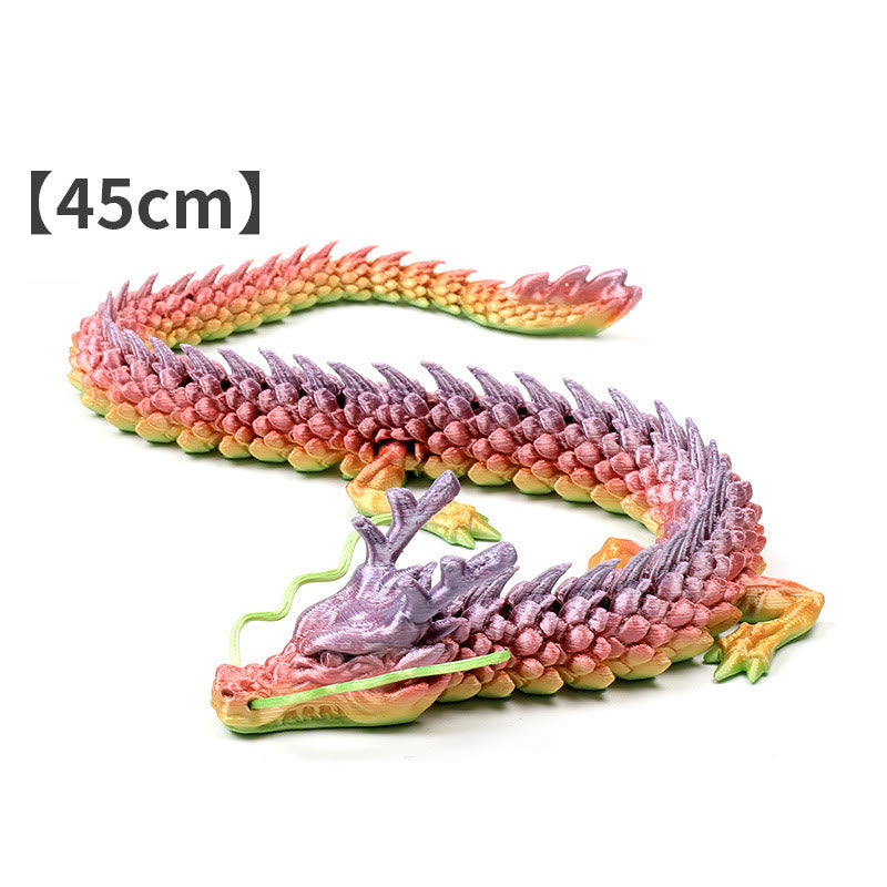 Feng Shui Dragon Luminous 3D Printed Dragon Luck Success Home Decoration