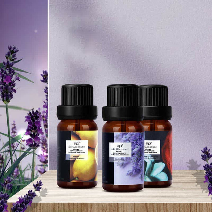 6Pcs Lavender Orange Jasmine Lemongrass Soothing Aromatherapy Healing Essential Oils Set