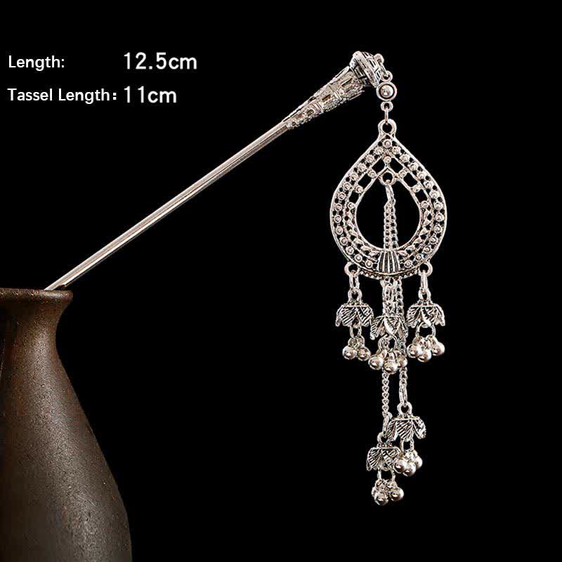 Water Drop Lily of the Valley Flowers Tassels Confidence Hairpin