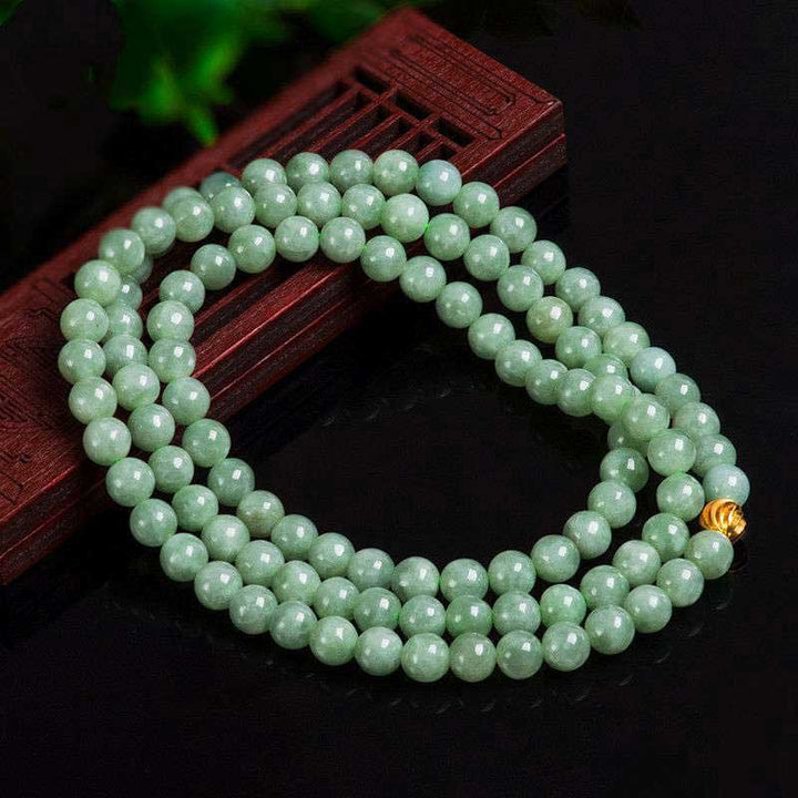 108 Beads Jade Luck Bracelet Mala