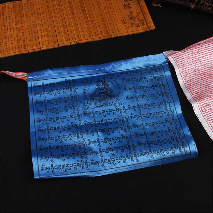 Tibetan 5 Colors Windhorse Auspicious Outdoor Prayer Flag