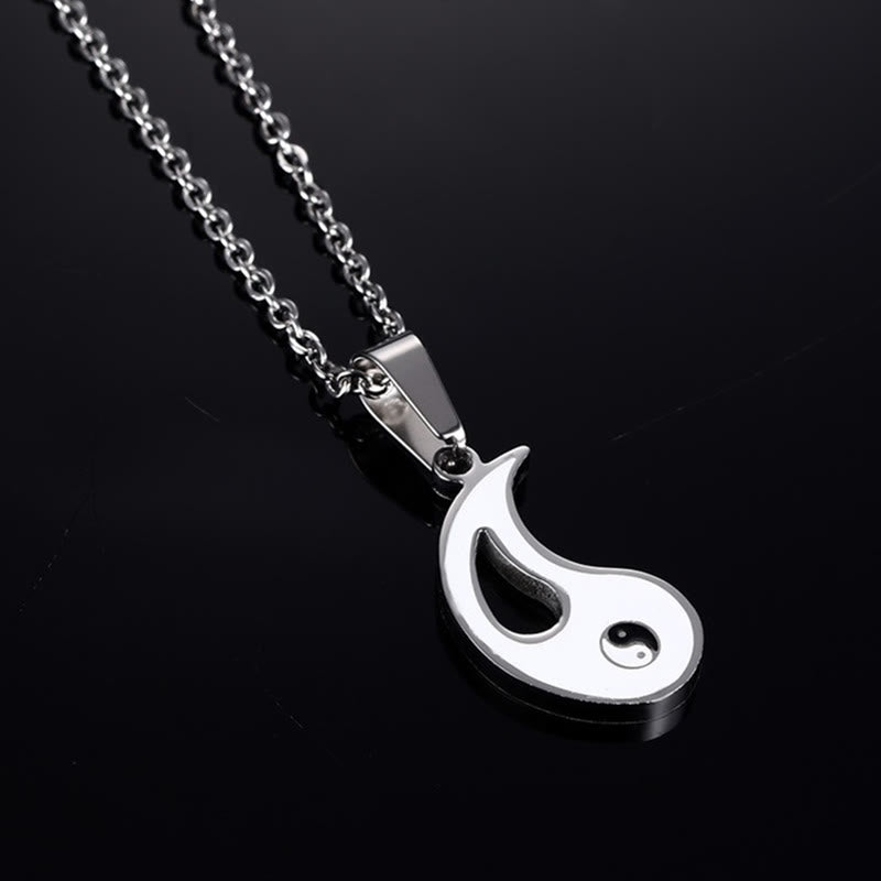 2pcs Yin Yang Pendant Couple Necklace