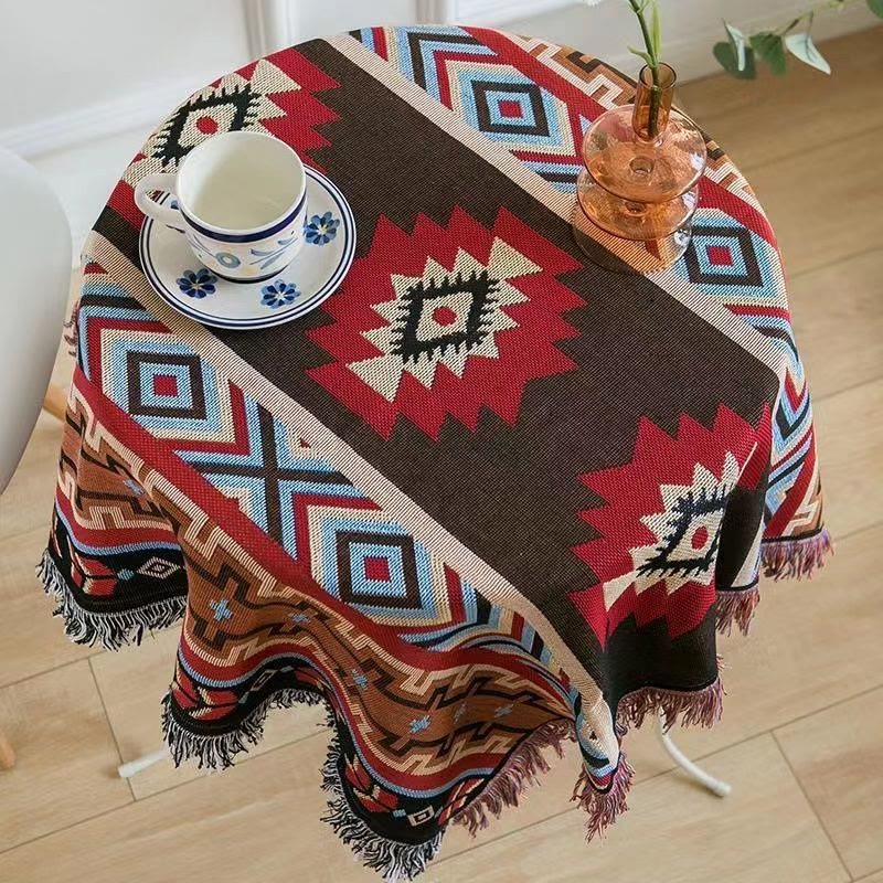 Geometric Warm Comfortable Camping Home Office Bed Blanket