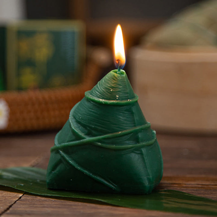 Buddha Stones Dragon Boat Festival Zongzi Pattern Scented Candle Gift For Family Friends