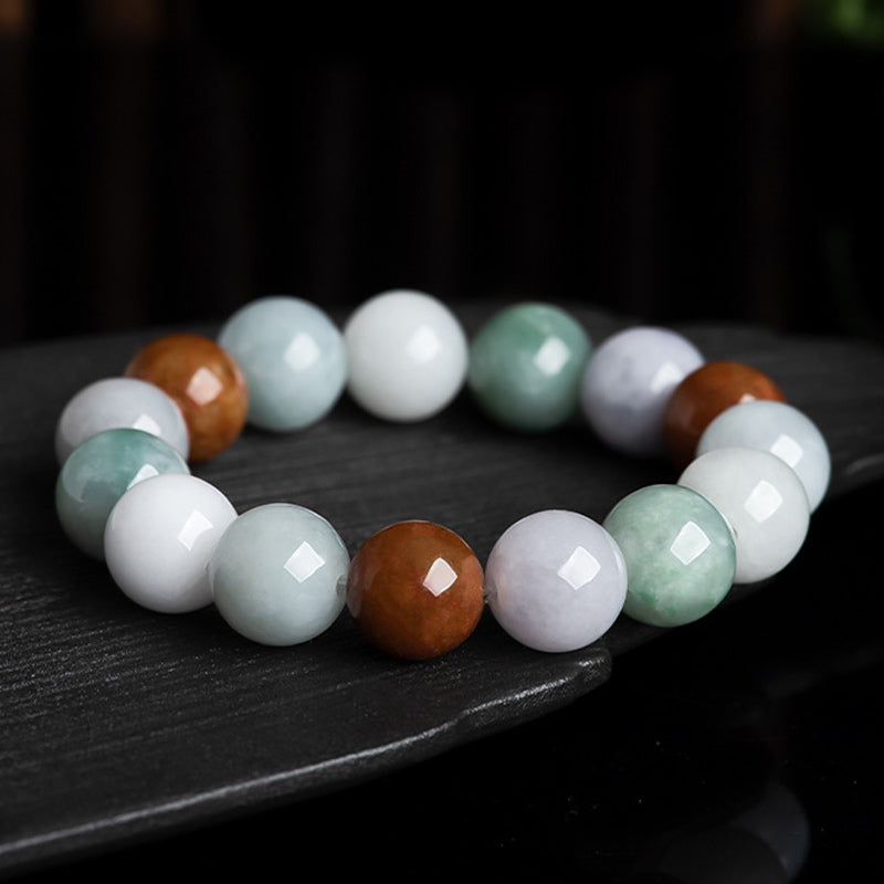 Buddha Stones Natural Jade Healing Protection Bracelet