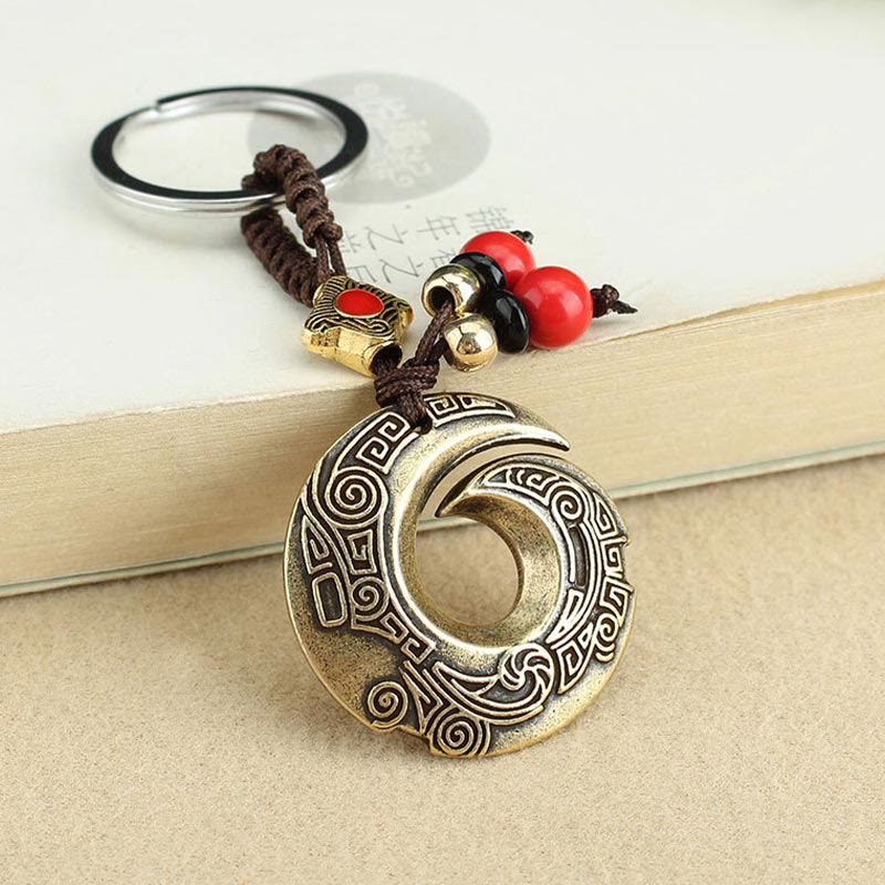 Good Luck Fortune Copper Wealth Key Chain