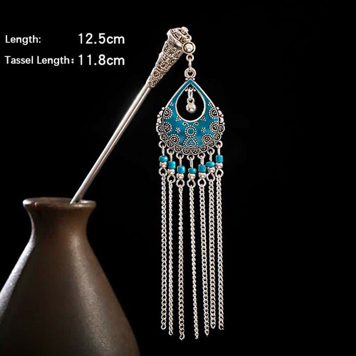 Water Drop Lily of the Valley Flowers Tassels Confidence Hairpin