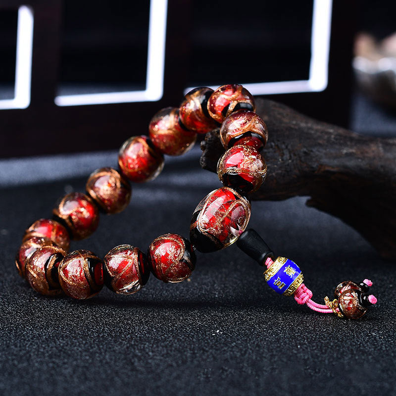 Tibetan Dragon Vein Agate Healing Bracelet