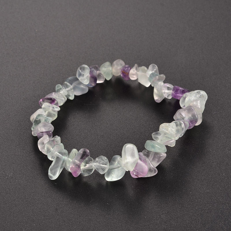 Amethyst Lazurite Various Crystal Stone Healing Positive Bracelet