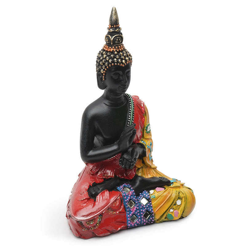 Thai Buddha Serenity Resin Statue Decoration