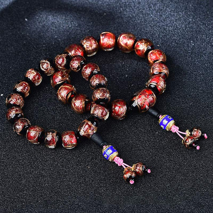 Tibetan Dragon Vein Agate Healing Bracelet