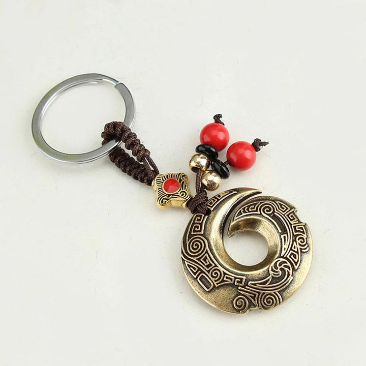 Good Luck Fortune Copper Wealth Key Chain