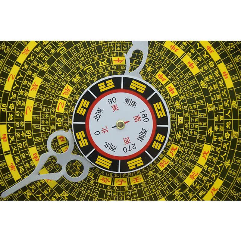 Feng Shui Bagua Map Balance Energy Map Wall Clock