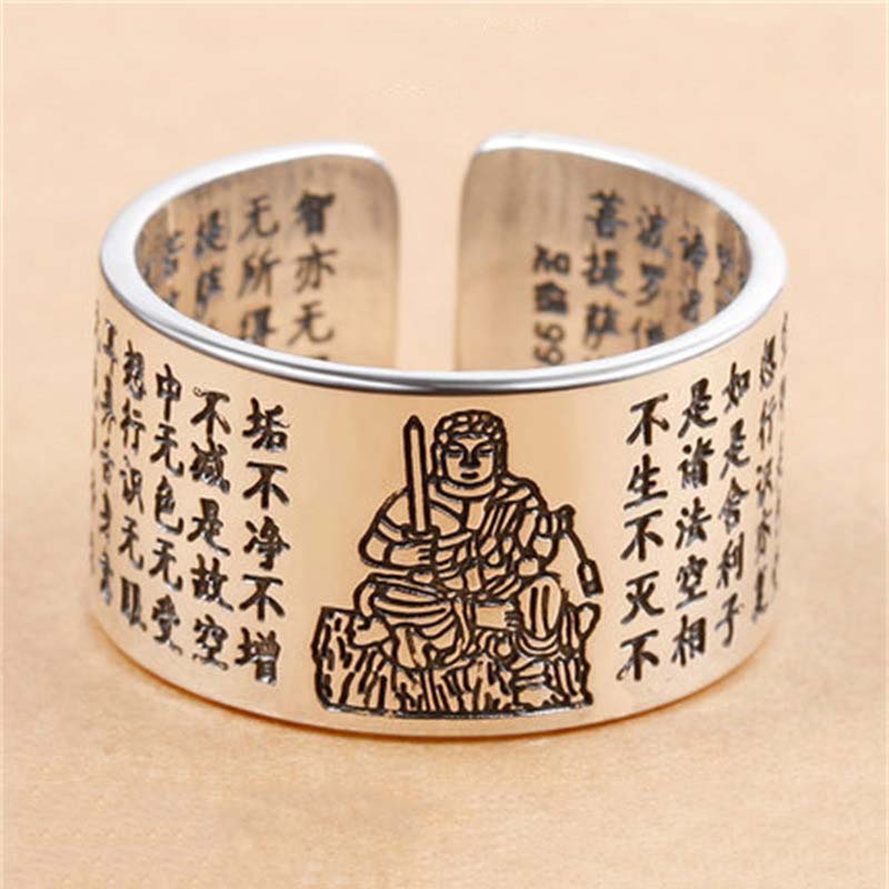 FengShui Buddha Chinese Zodiac Protection Adjustable Ring