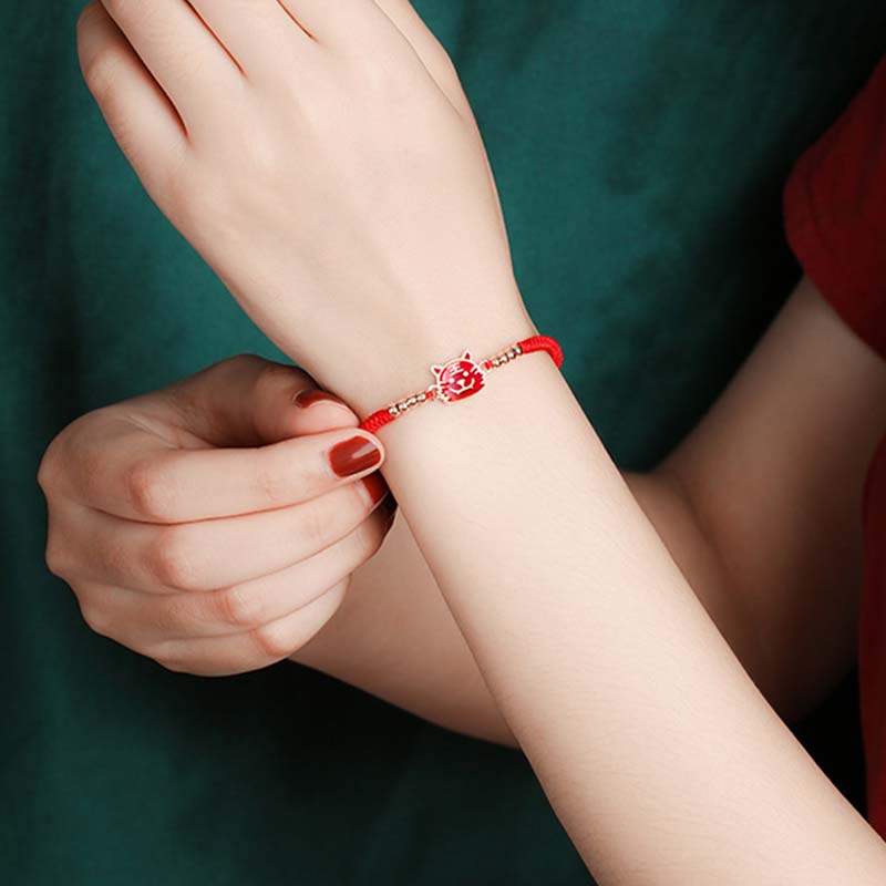 Buddha Stones 12 Chinese Zodiac Lucky Red String Bracelet