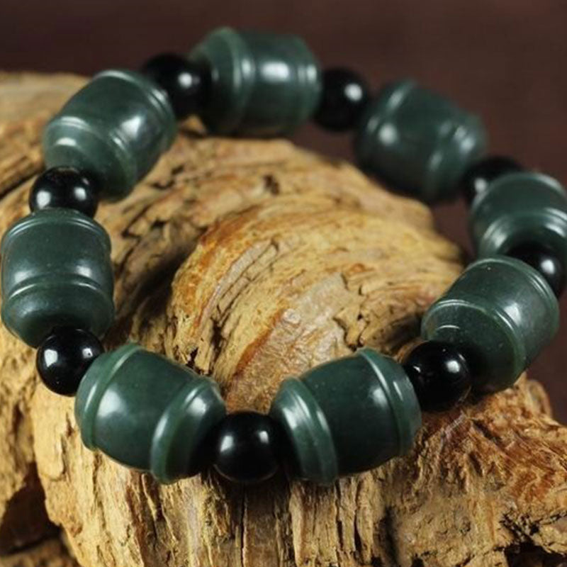 Natural Cyan Jade Cure Bracelet