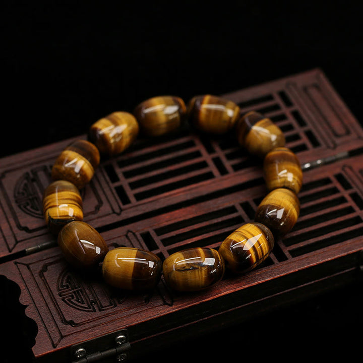 Buddha Stones Natural Tiger Eye Stone Integrity Willpower Bracelet