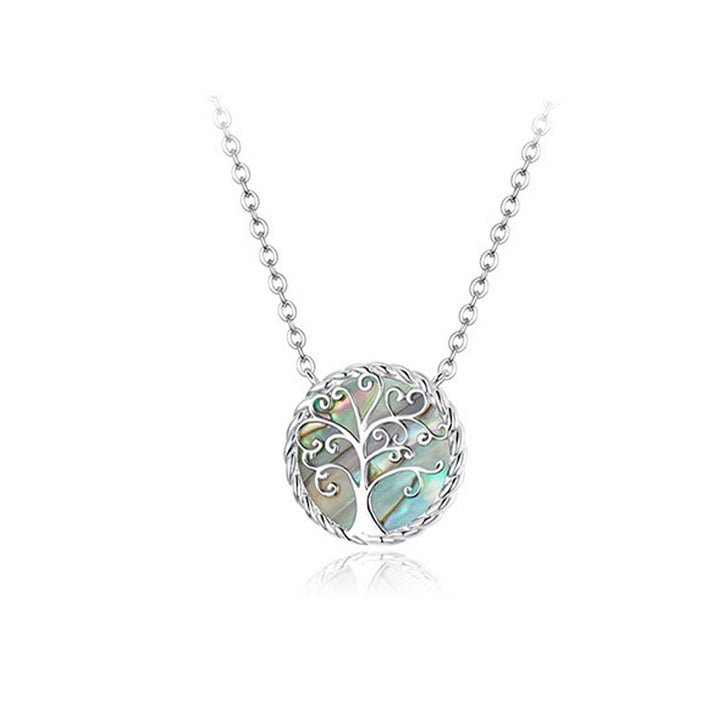 Buddha Stones 925 Sterling Silver The Tree of Life Creation Necklace Pendant