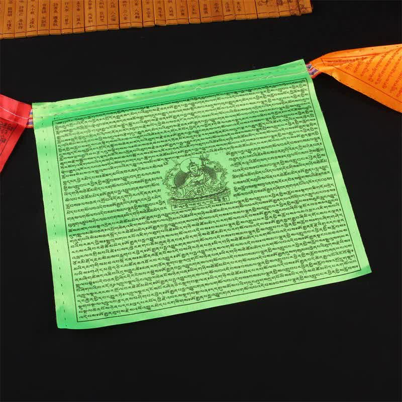 Tibetan 5 Colors Windhorse Auspicious Outdoor Prayer Flag