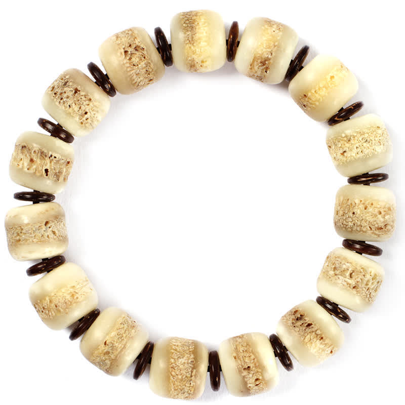 Tibetan Yak Bone Strength Balance Bracelet