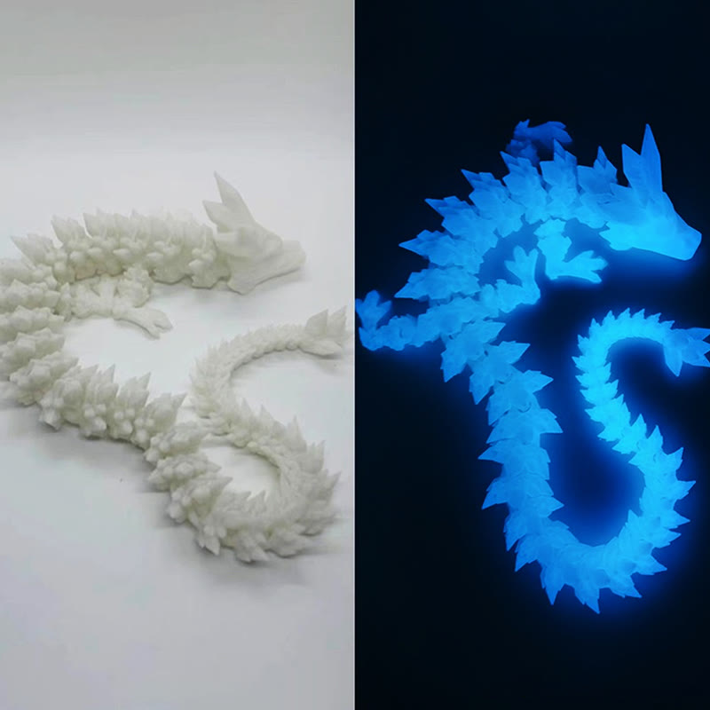 Feng Shui Dragon Luminous 3D Printed Dragon Luck Success Home Decoration