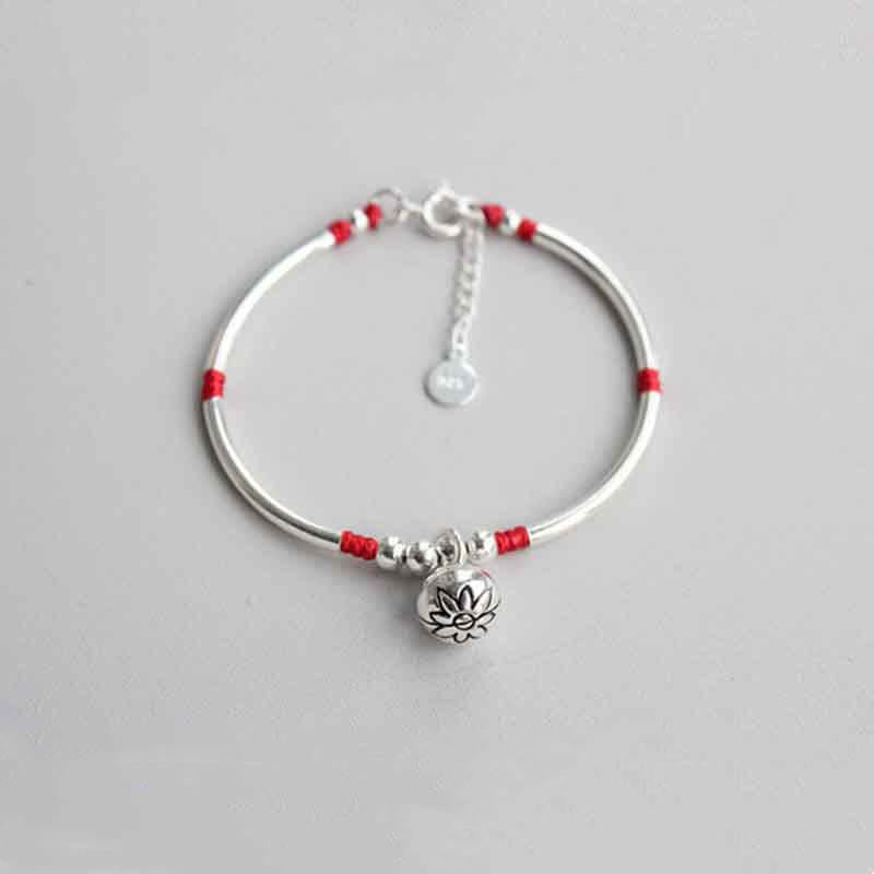 925 Sterling Silver Lotus Flower New Beginning Bracelet