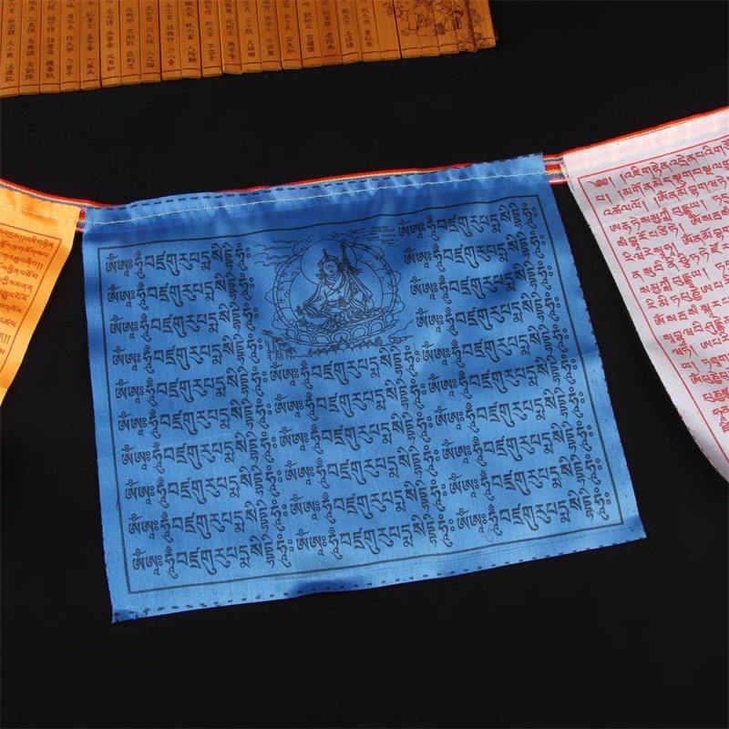 Tibetan 5 Colors Windhorse Auspicious Outdoor Prayer Flag