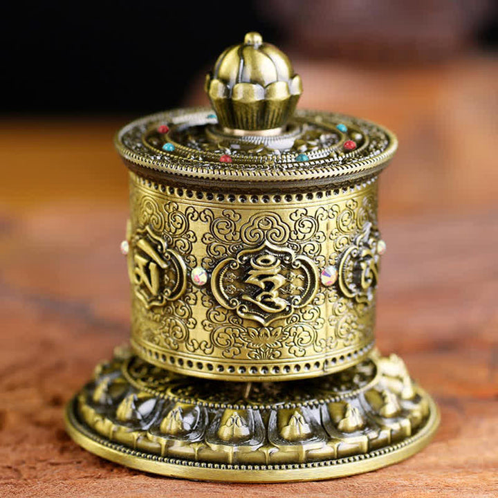 Tibetan Blessing Prayer Wheel Car Decoration