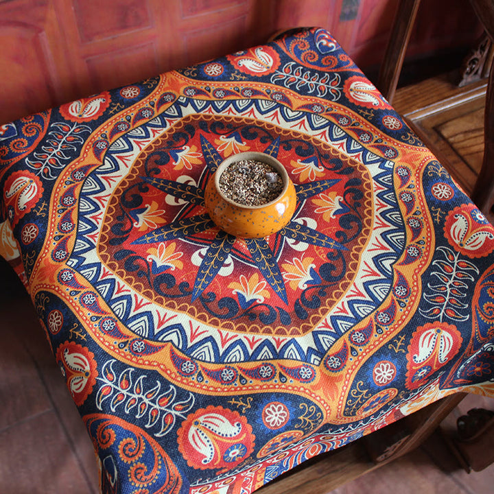 Boho Mandala Tablecloth Home Table Cover Decor