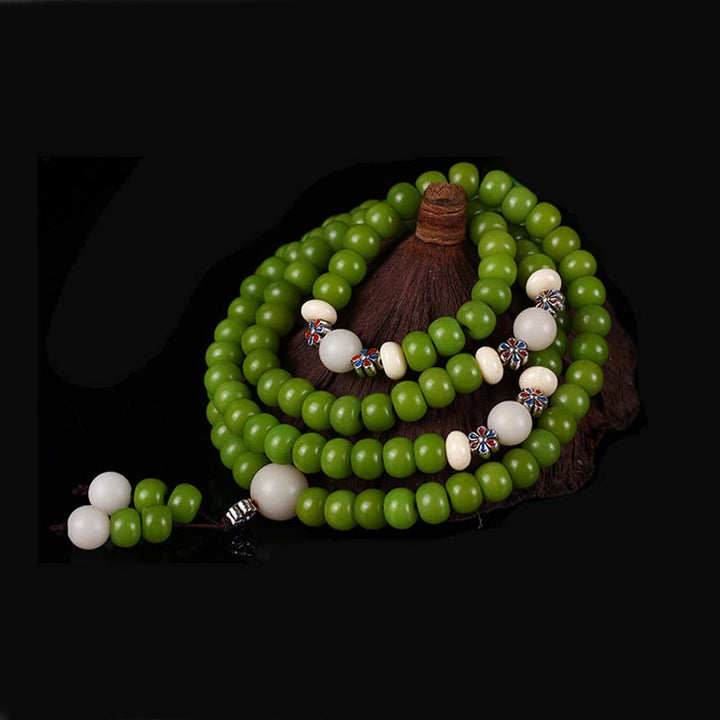 Tibetan Mala Bodhi Peace Bracelet