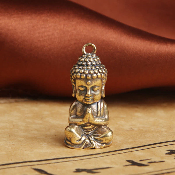 Buddha Compassion Copper Keychain Pendant Decoration