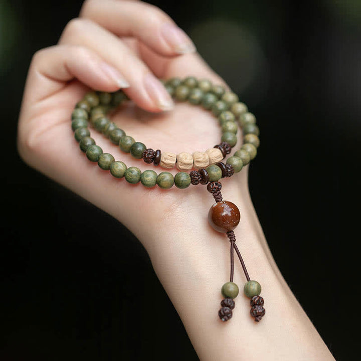 Green Sandalwood Positive Peace Bracelet