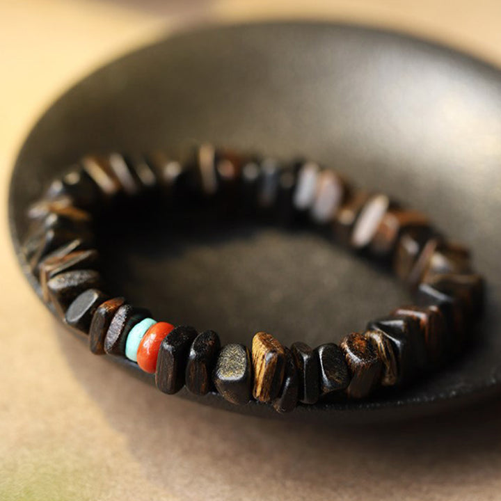 Agarwood Red Agate Balance Bracelet