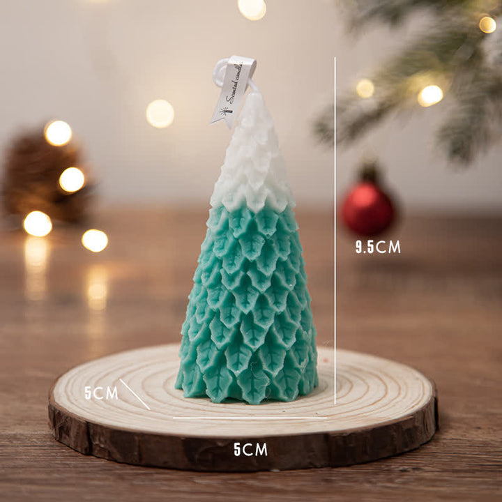 Christmas Tree Scented Soy Wax Candle Gift For Family Friends