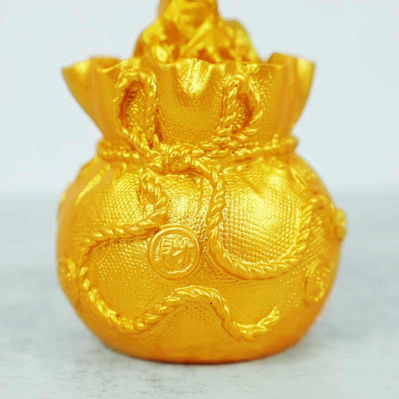 Buddha Stones Natural Citrine Money Tree Gemstone Ornament - Feng Shui for Prosperity