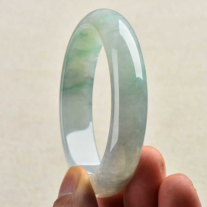 Natural Jade Luck Healing Prosperity Bangle Bracelet