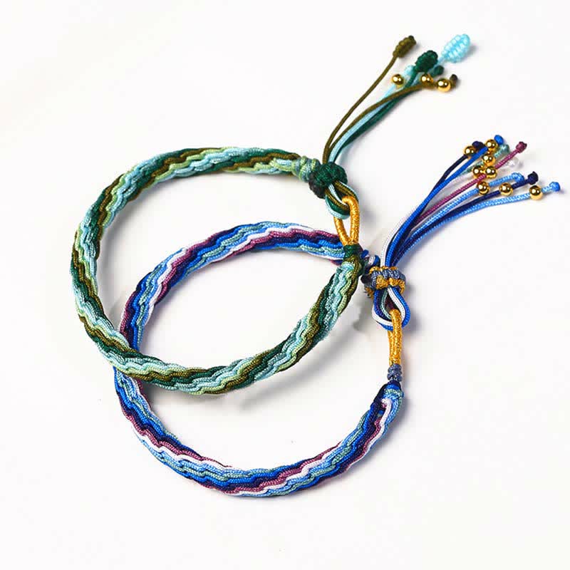 Reincarnation Knot Luck String Protection Braid Bracelet