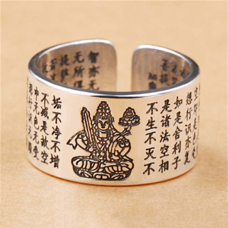 FengShui Buddha Chinese Zodiac Protection Adjustable Ring