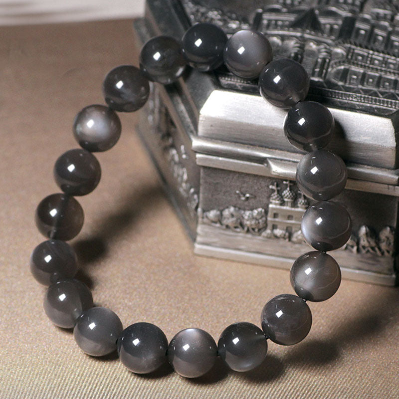 Natural Moonstone Positive Love Beads Bracelet