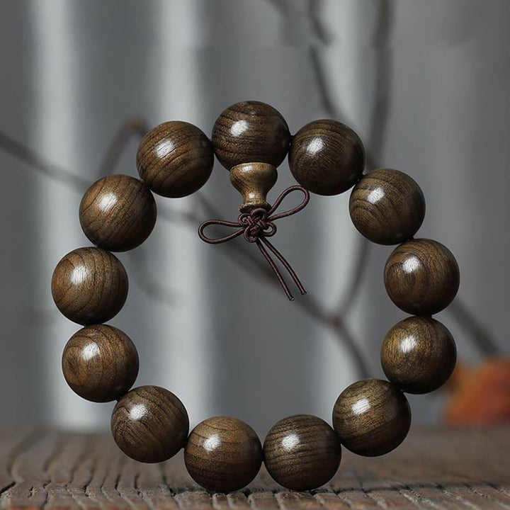 Buddha Stones Rare Phoebe Zhennan Wood Spirituality Blessing Bracelet