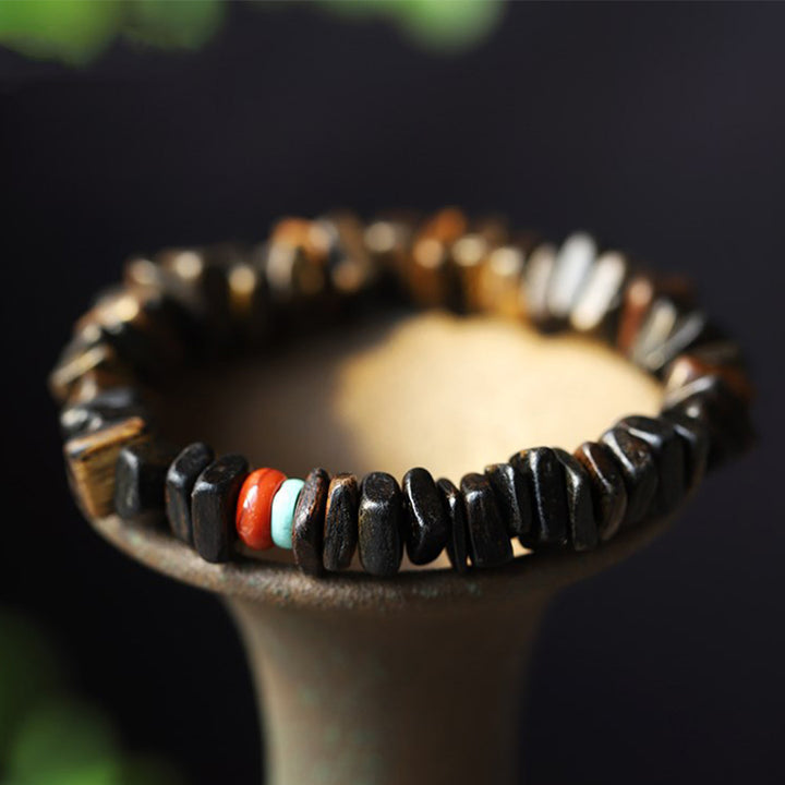 Agarwood Red Agate Balance Bracelet