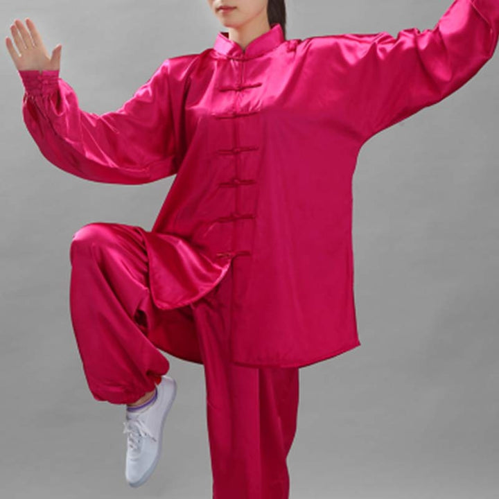 Simple Pattern Meditation Prayer Spiritual Zen Tai Chi Qigong Practice Unisex Clothing Set