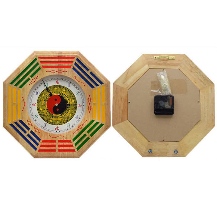 Feng Shui Bagua Map Balance Energy Map Wall Clock