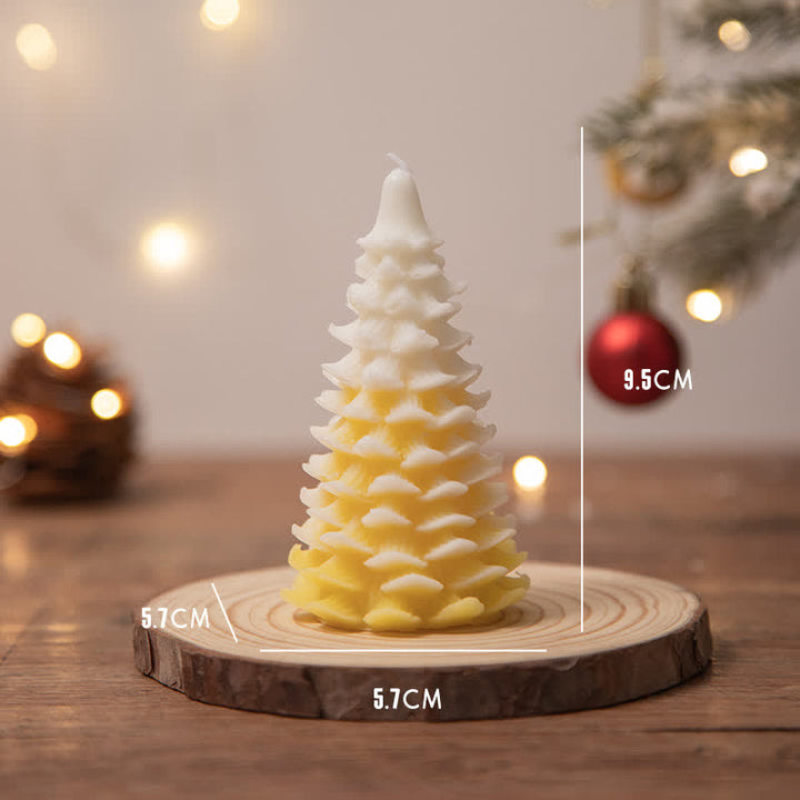 Christmas Tree Scented Soy Wax Candle Gift For Family Friends