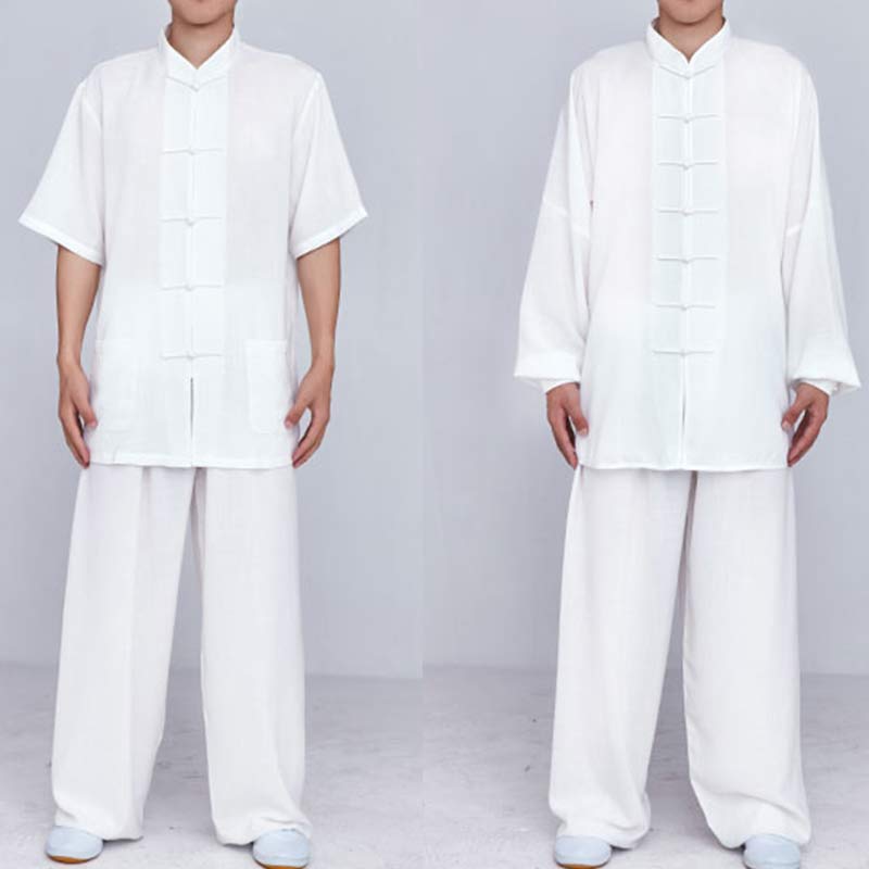 Buddha Stones Meditation Zen Prayer Spiritual Tai Chi Qigong Practice Unisex Embroidery Clothing Set