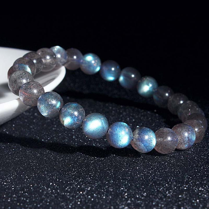 Buddha Stones Natural Moonstone Healing Beads Bracelet