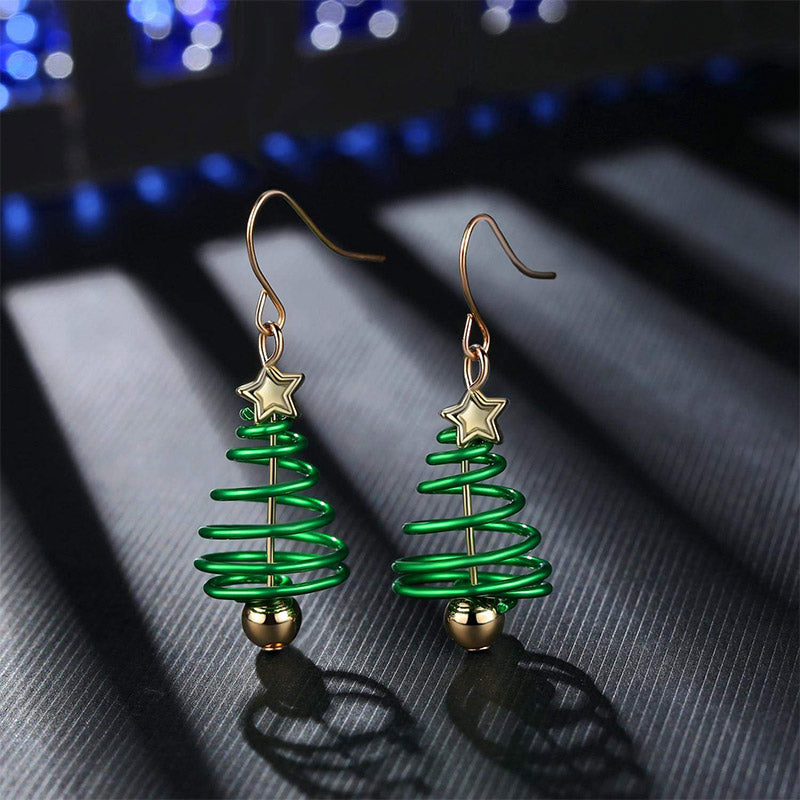 Christmas Theme Drop Dangle Earrings