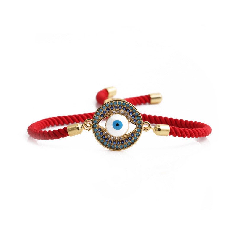 Buddha Stones Evil Eye Red String Protection Bracelet