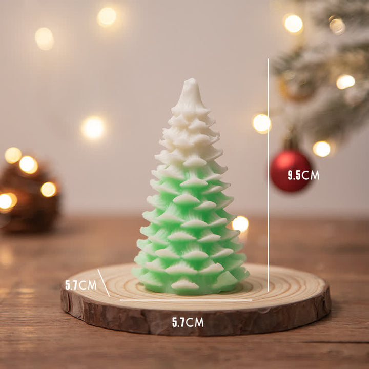 Christmas Tree Scented Soy Wax Candle Gift For Family Friends