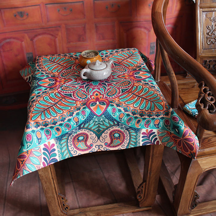 Boho Mandala Tablecloth Home Table Cover Decor